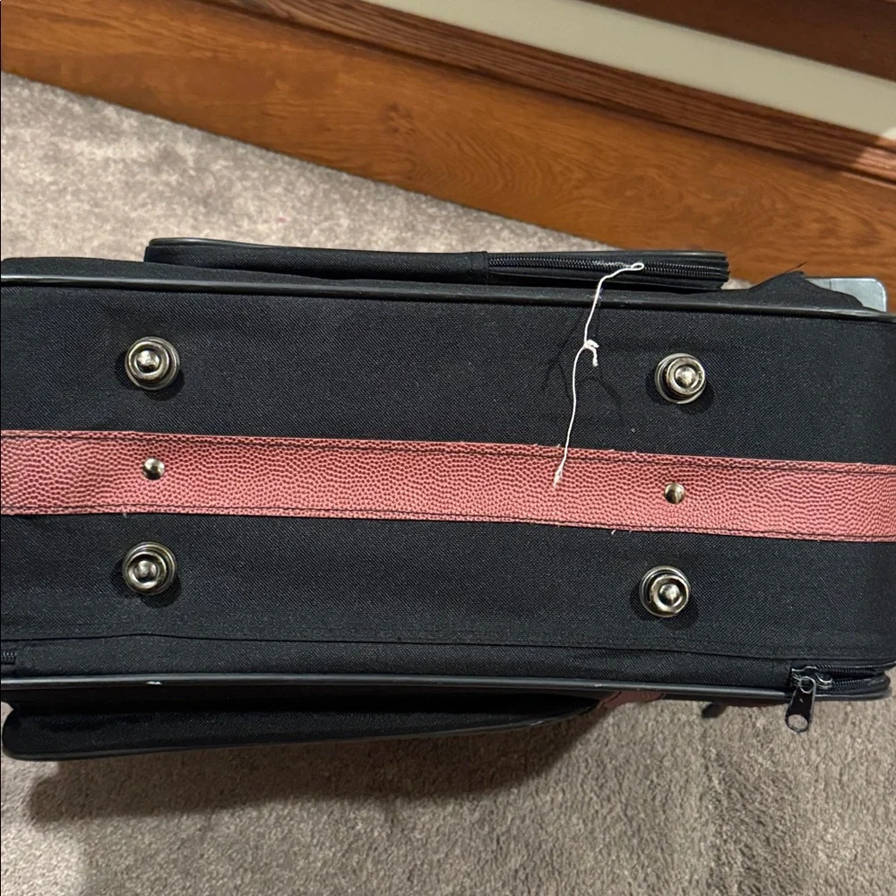 Wilson Black Football Roller Suitcase